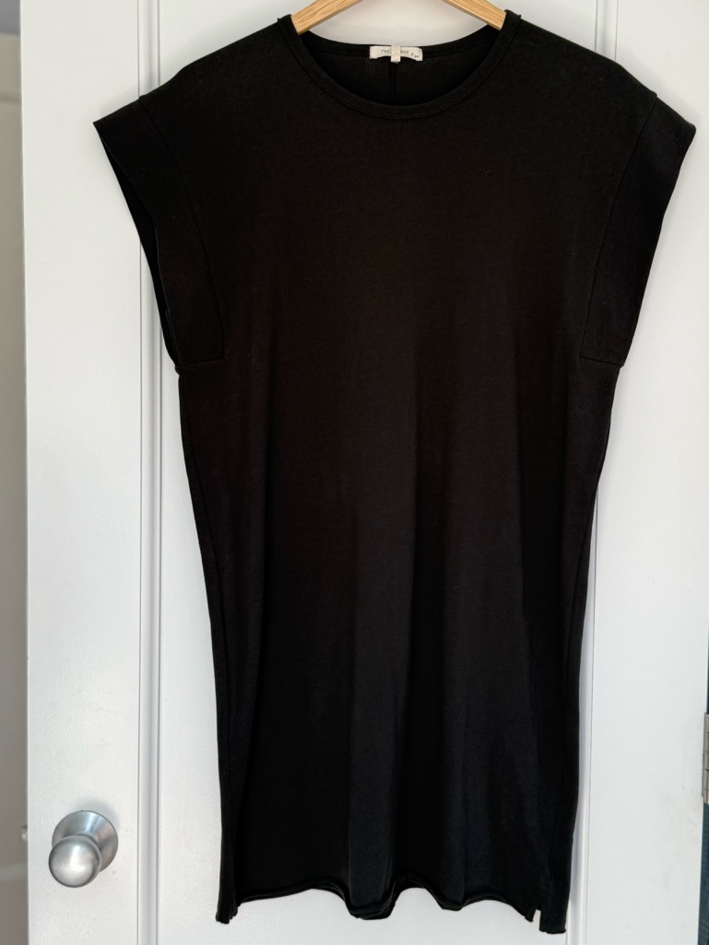 Rag & Bone Black T-Shirt dress Summer Size Small NWT - Picture 3 of 6